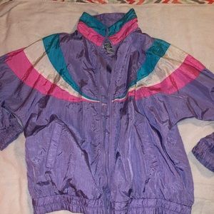 Colorful Vintage Windbreaker